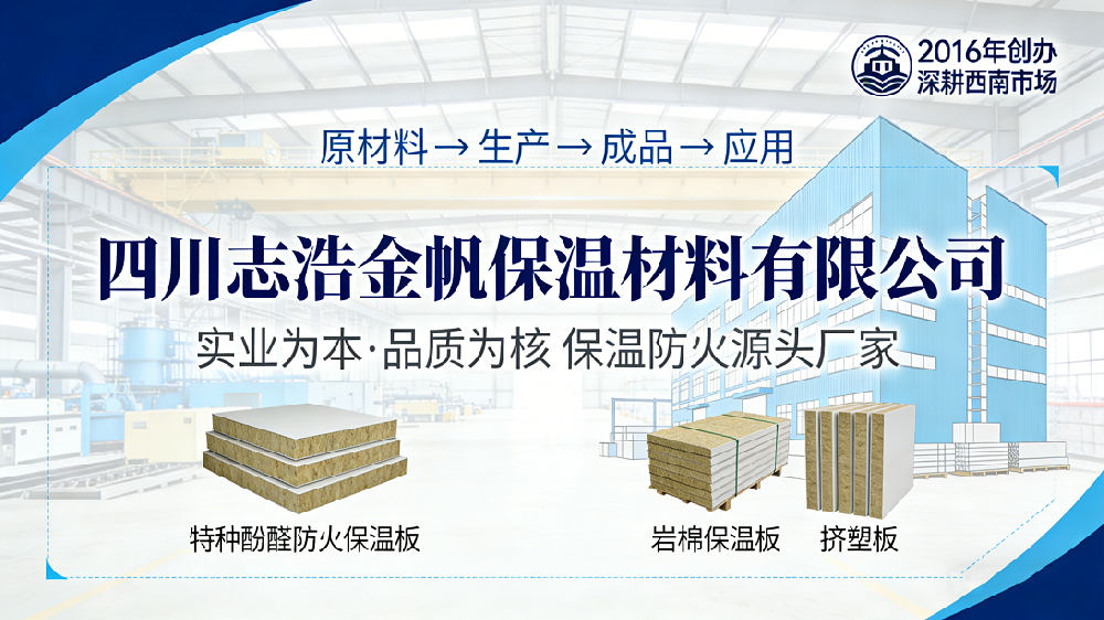 四川志浩金帆保溫材料有限公司：深耕實業的保溫材料源頭廠家